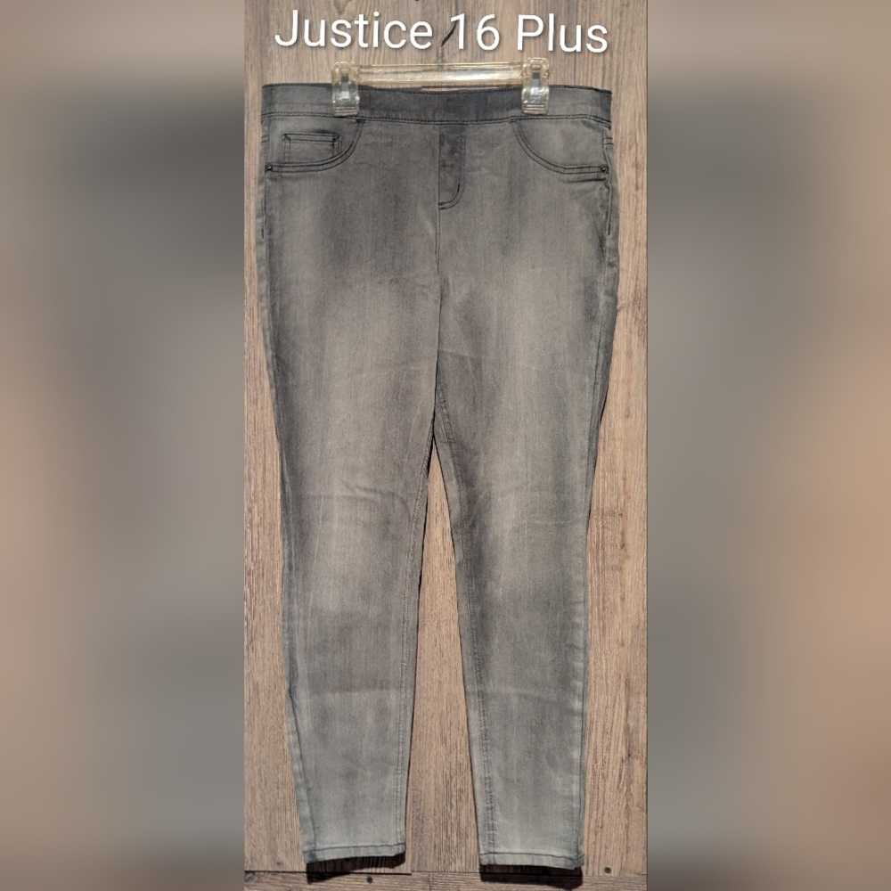 Justice Charcoal Girl's Jeggings